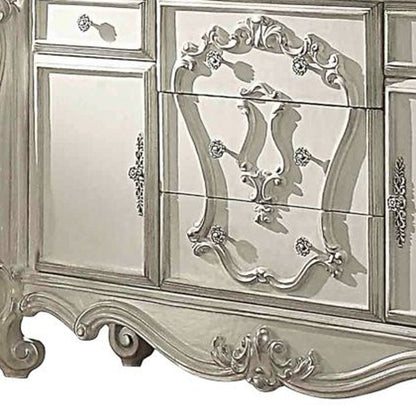 71" Solid Wood Five Drawer Dresser