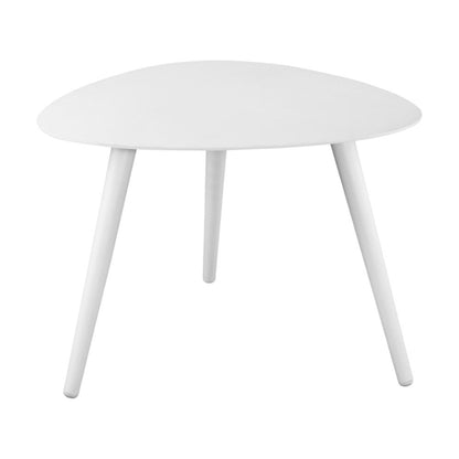 19" White Aluminum Specialty Outdoor Side Table