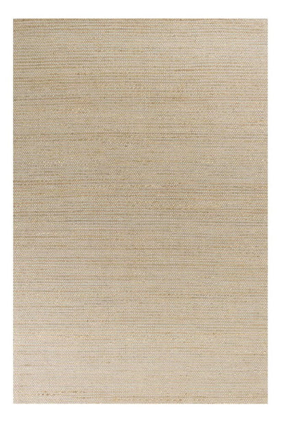 5' X 7' Tan And Ivory Hand Woven Area Rug