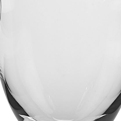 12" Clear Cylinder Lead Free Crystal Table Vase