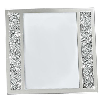 5" x 7" Silver Crystal Tabletop Picture Frame