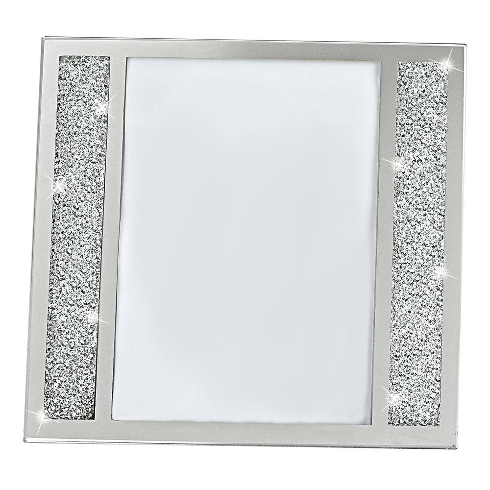 5" x 7" Silver Crystal Tabletop Picture Frame