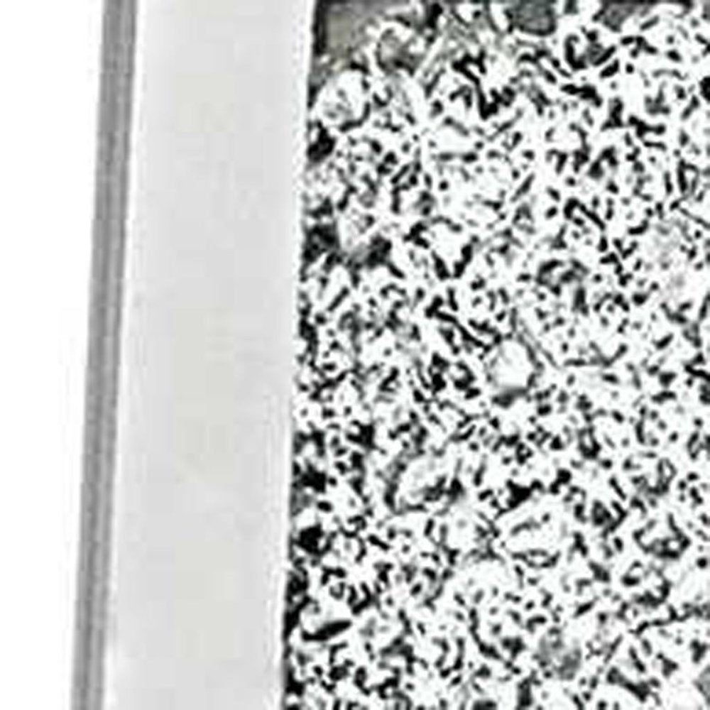 Multiple Sizes Silver Crystal Tabletop Picture Frame