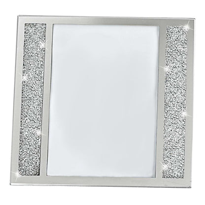 5" x 7" Silver Crystal Tabletop Picture Frame