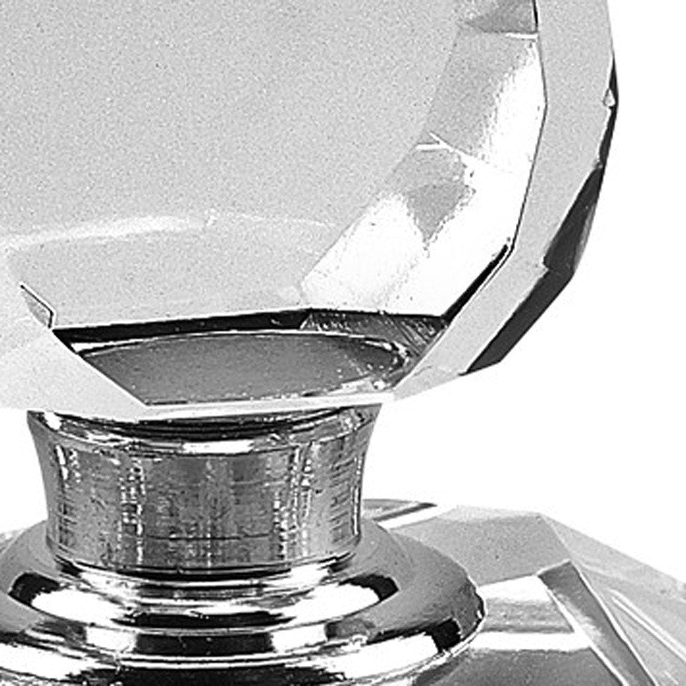 5" Clear Crystal Decorative Perfume Bottle