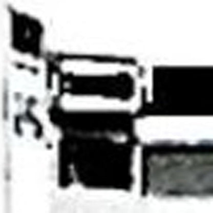 Set of Two Clear And Gold Crystal Pepper Shakers