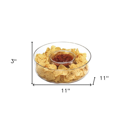 Mouth Blown European Crystal Chip N Dip