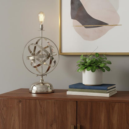 17" Bronze Metal Standard Table Lamp