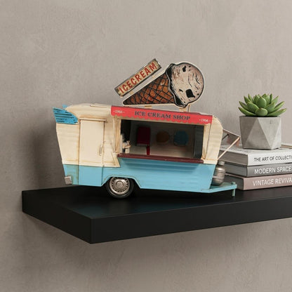 Ice Cream Trailer Metal Model