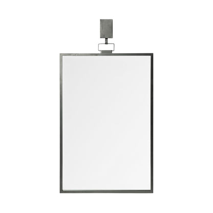44" Gunmetal Metal Framed Accent Mirror