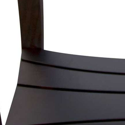 Rectangular Teak Shower Bench With Shelf And Handles In Brown Finish