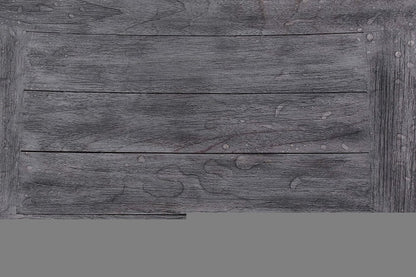 18" Gray Solid Wood Rectangular Shower Bench With Shelf