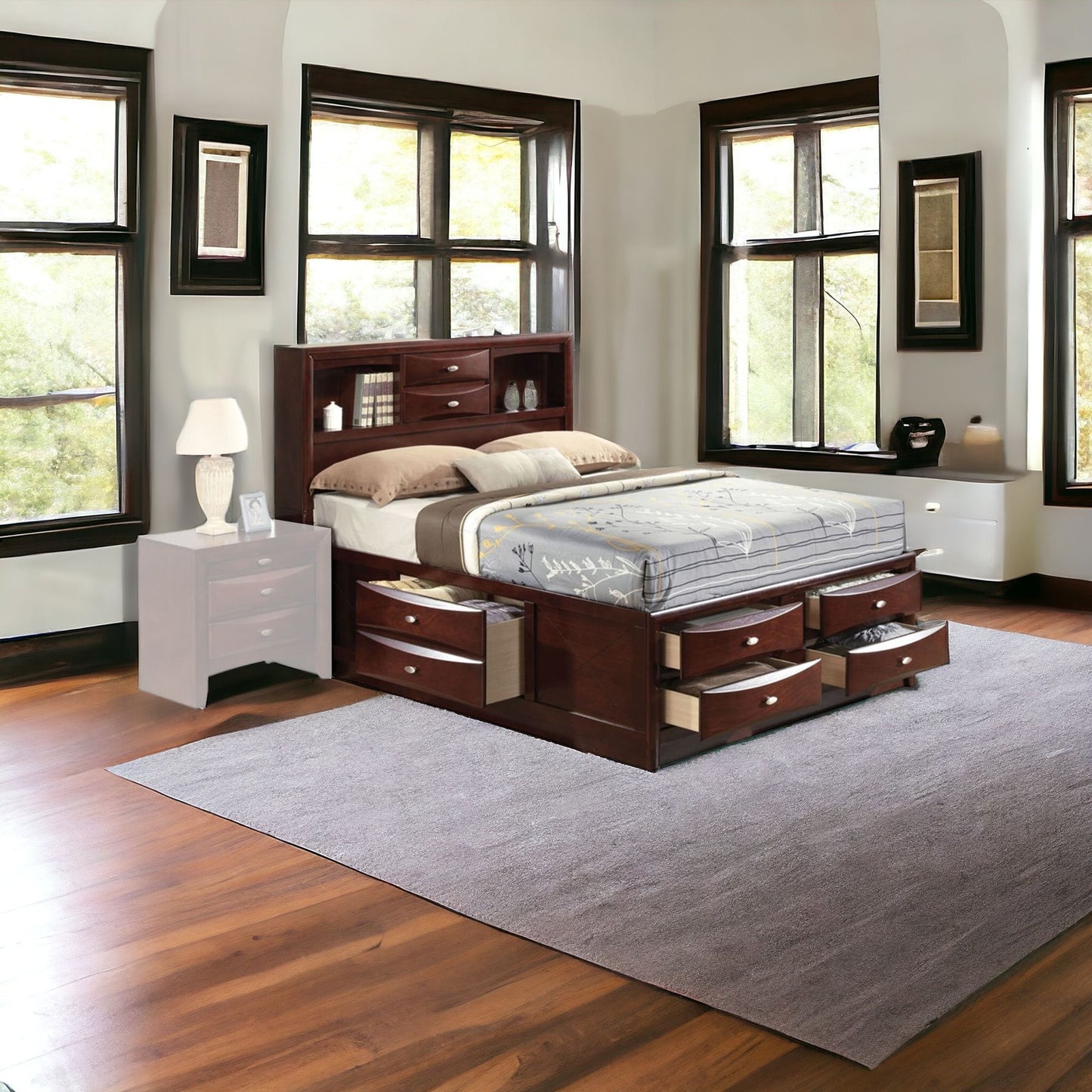 Espresso Bed Frame