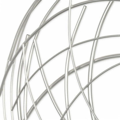 26" X 26" Silver Metal Circle