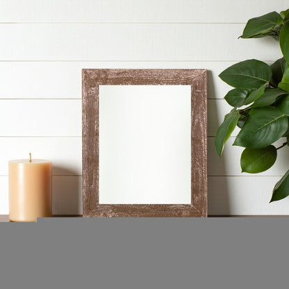 8" x 8" Gray Reclaimed Wood Tabletop Picture Frame