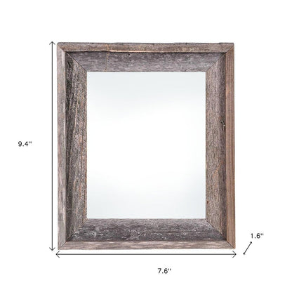 4" x 6" Gray Solid Wood Tabletop Picture Frame
