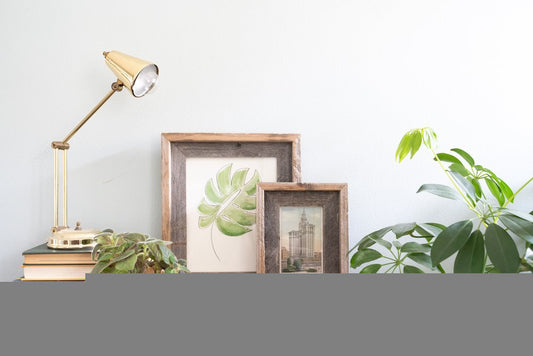 5" x 7" Gray Solid Wood Tabletop Picture Frame