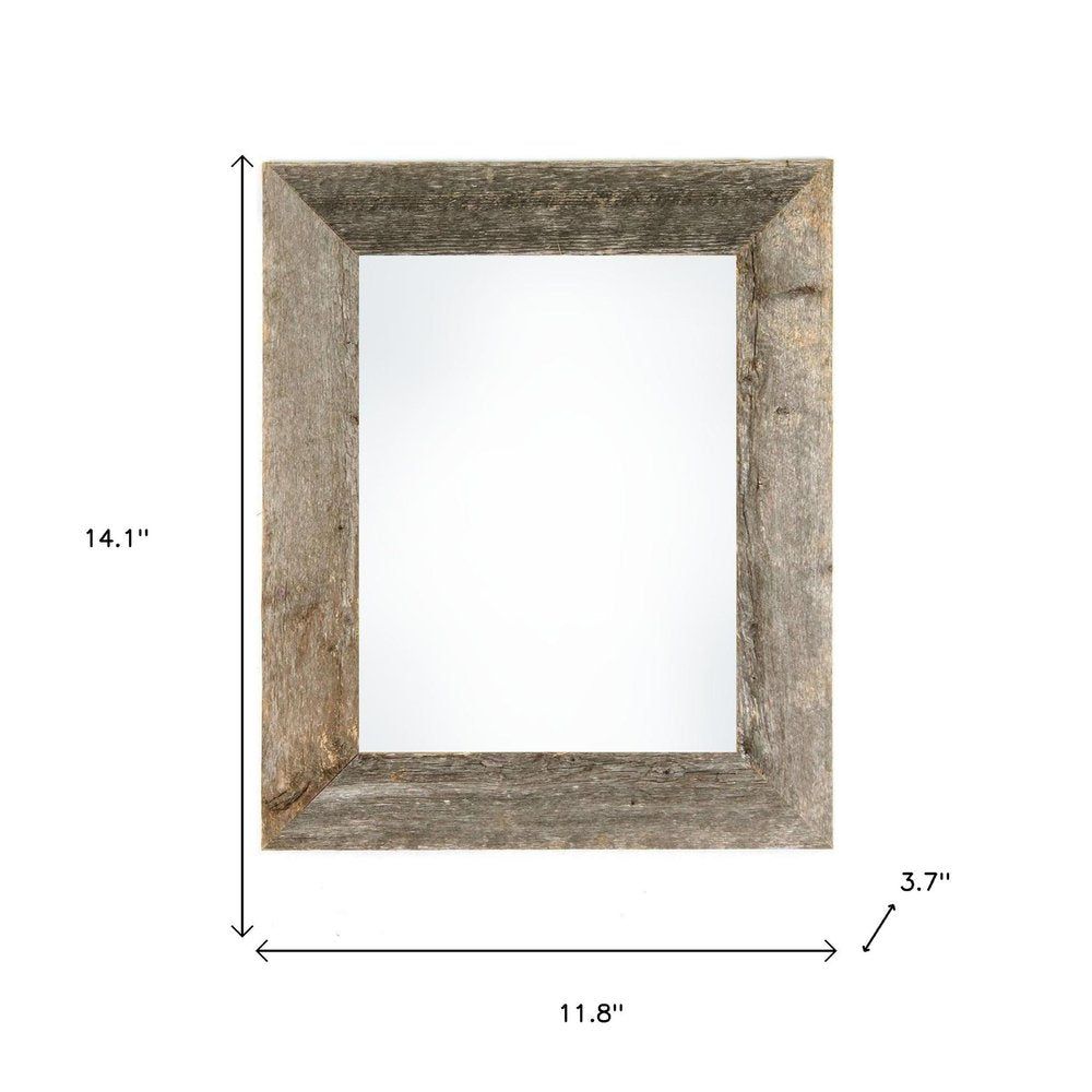 8.5" x 11" Gray Wood Tabletop Picture Frame