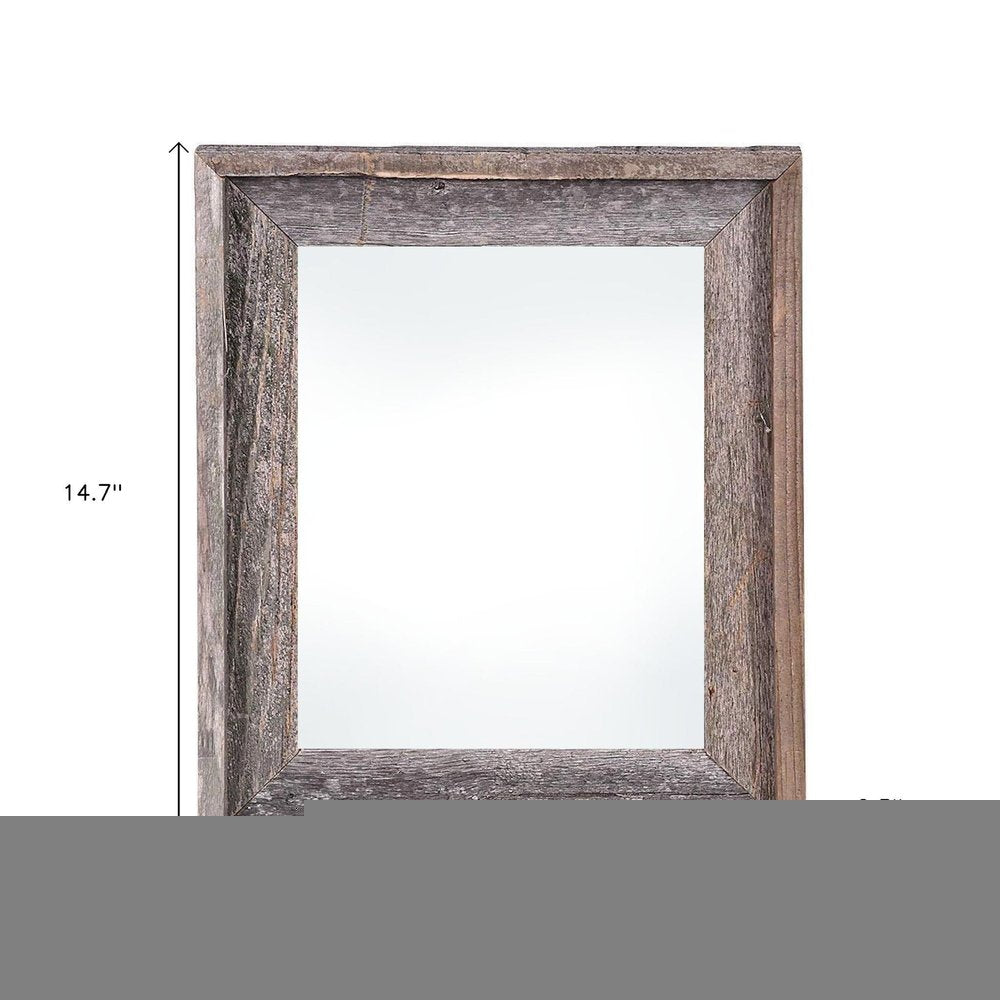 8.5" x 11" Gray Solid Wood Tabletop Picture Frame