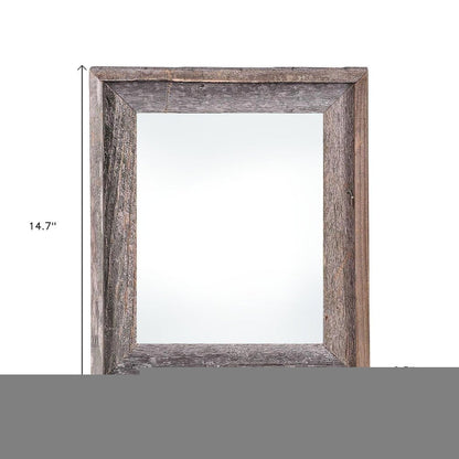 8.5" x 11" Gray Solid Wood Tabletop Picture Frame