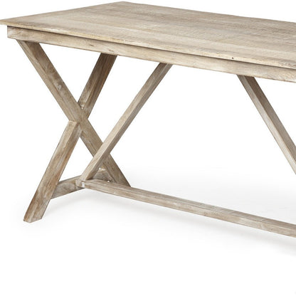 54" Brown Writing Desk