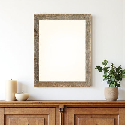 24" x 30" Gray Solid Wood Hanging Picture Frame