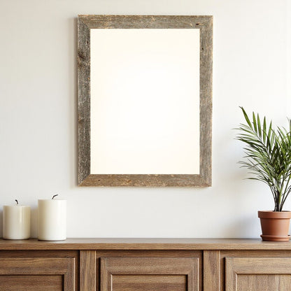 24" x 36" Gray Solid Wood Hanging Picture Frame