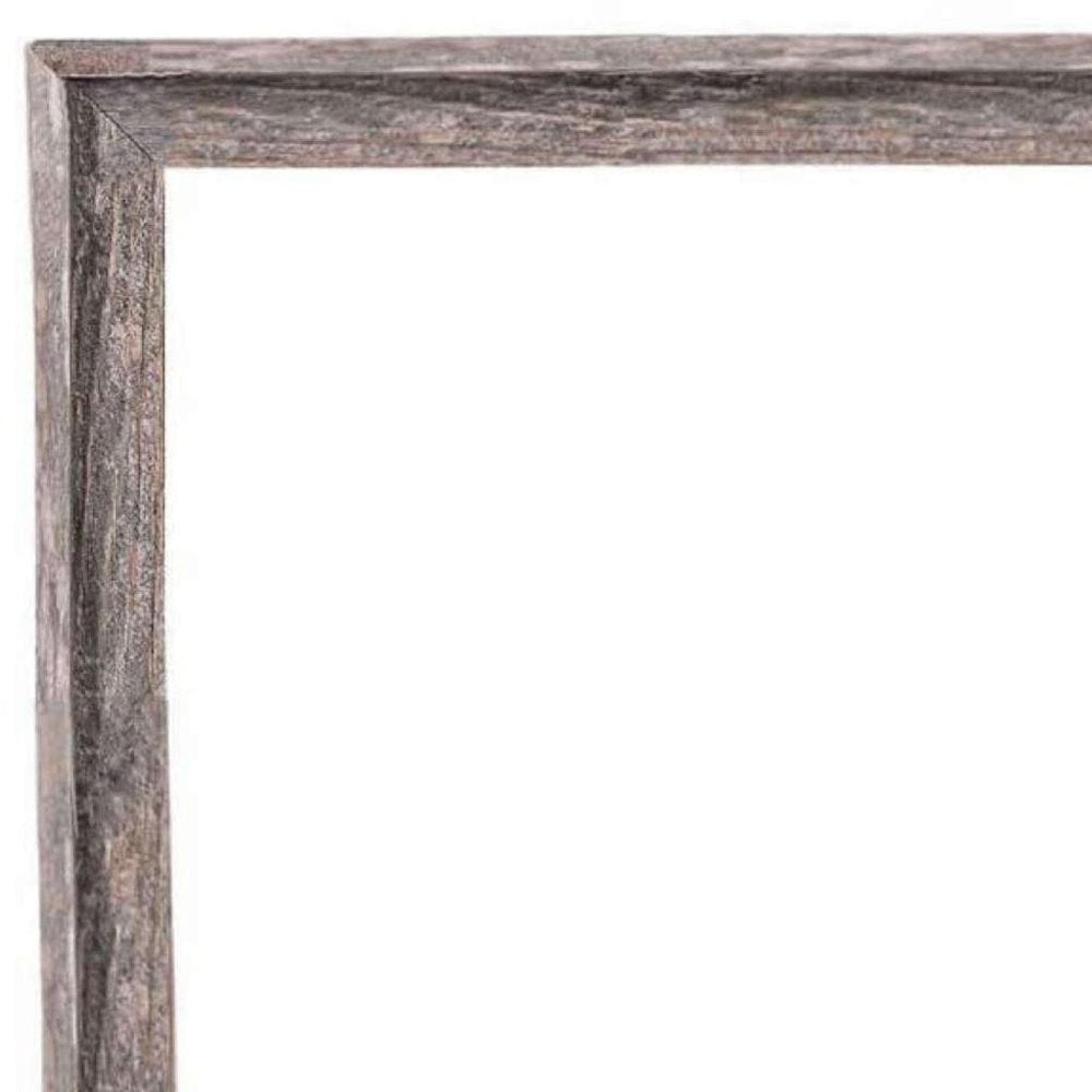 18" x 24" Gray Solid Wood Hanging Picture Frame