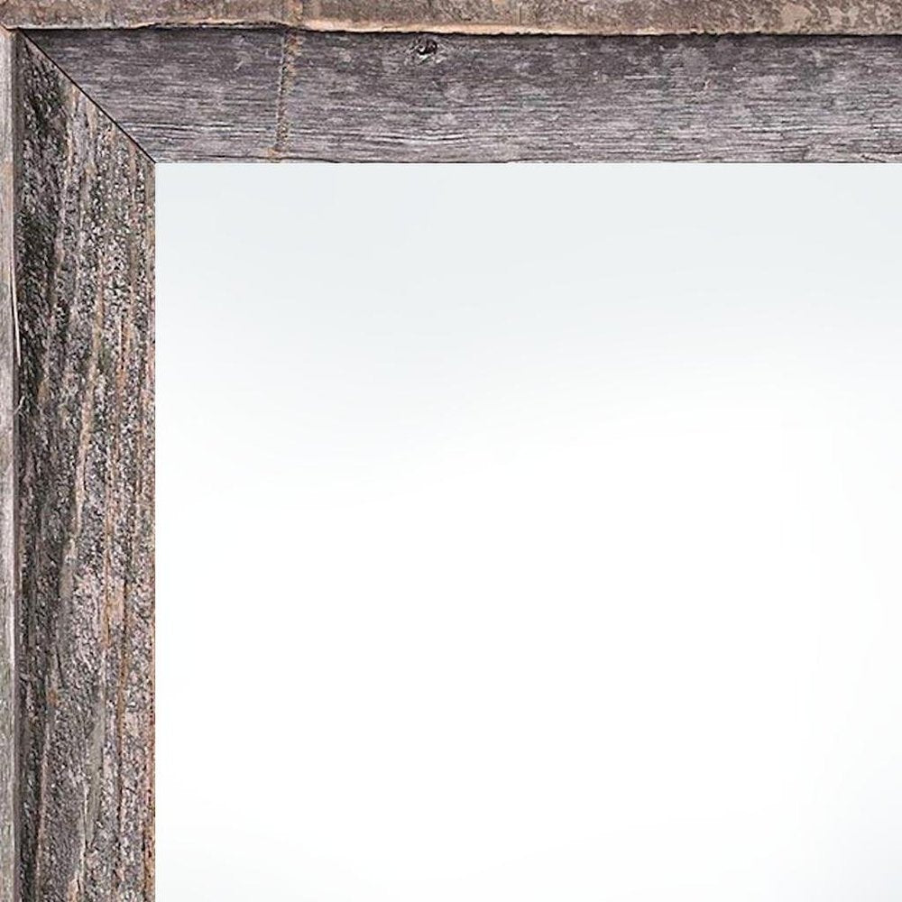 18" x 24" Gray Wood Hanging Picture Frame