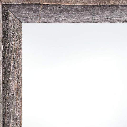 18" x 24" Gray Wood Hanging Picture Frame