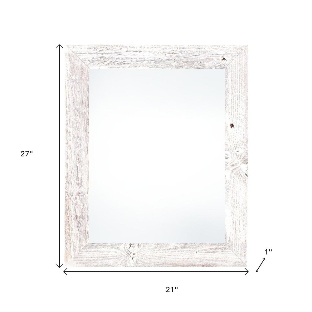 18" x 24" White Wood Hanging Picture Frame