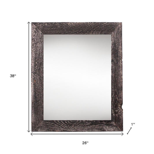 24" x 36" Black Wood Hanging Picture Frame