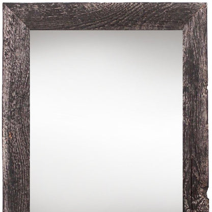 24" x 36" Black Solid Wood Hanging Picture Frame