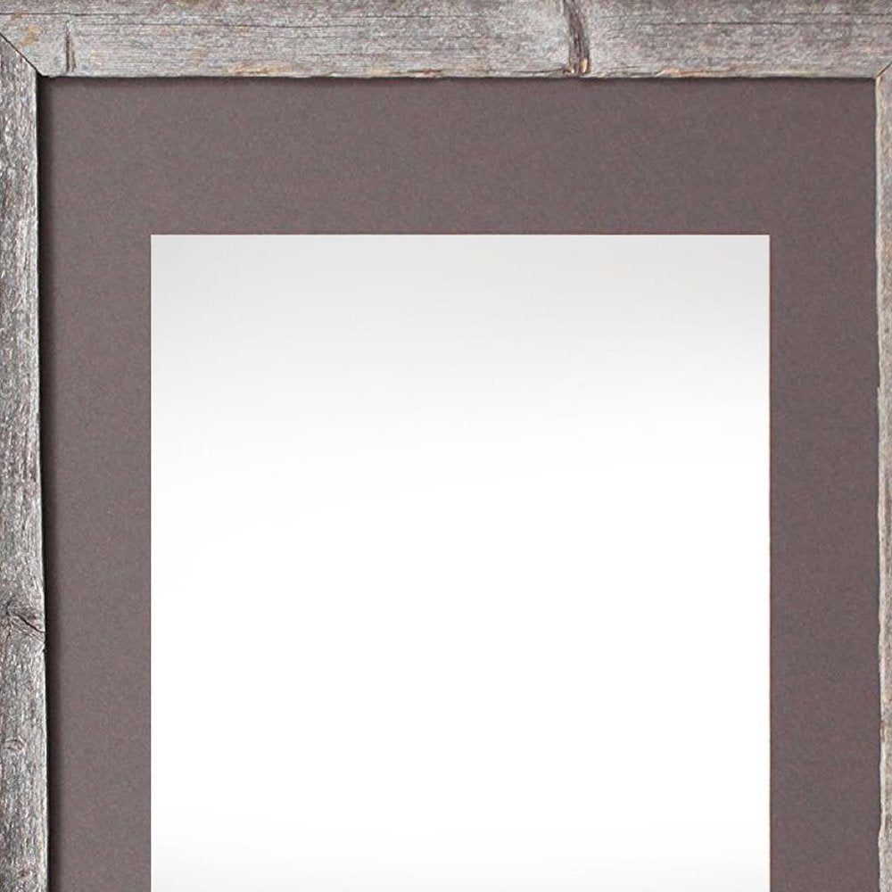 16" x 20" Gray Distressed Wood Hanging Picture Frame