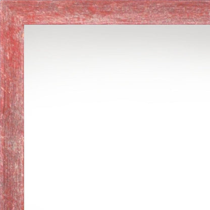 16" x 20" Red Solid Wood Hanging Picture Frame