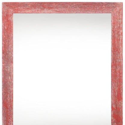 16" x 20" Red Solid Wood Hanging Picture Frame