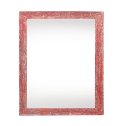 16" x 20" Red Solid Wood Hanging Picture Frame