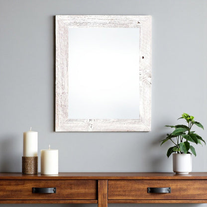 16" x 20" White Wood Hanging Picture Frame