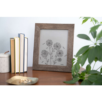 16" x 20" Espresso Solid Wood Hanging Picture Frame
