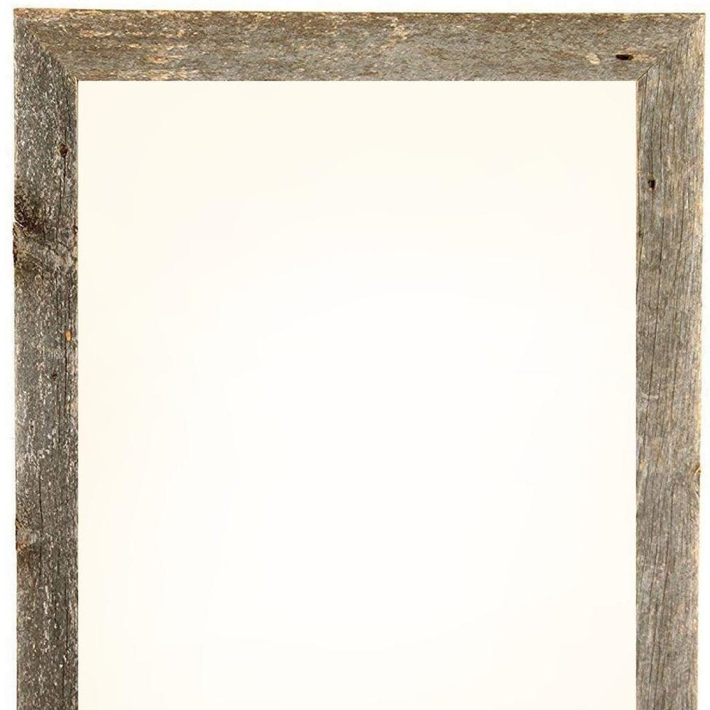 16" x 20" Gray Wood Hanging Picture Frame