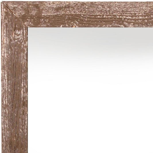 13" x 19" Brown Wood Hanging Picture Frame