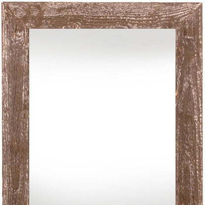13" x 19" Brown Wood Hanging Picture Frame