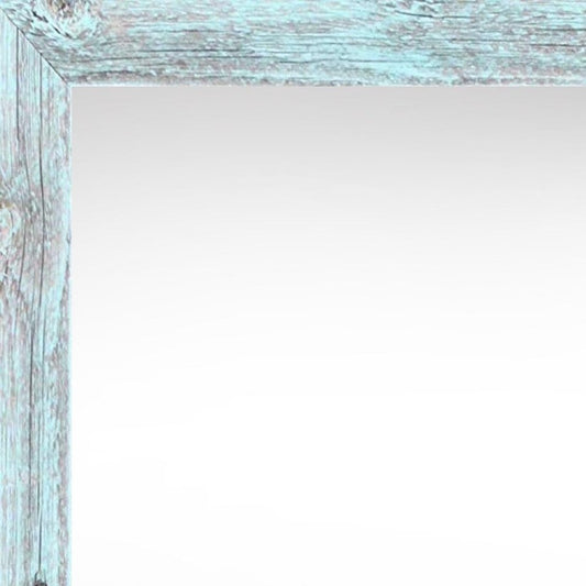 11" x 17" Blue Wood Hanging Picture Frame