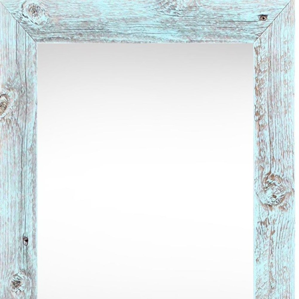 11" x 17" Blue Solid Wood Hanging Picture Frame