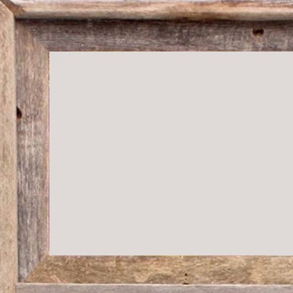 8" x 10" Gray Distressed Solid Wood Hanging Picture Frame