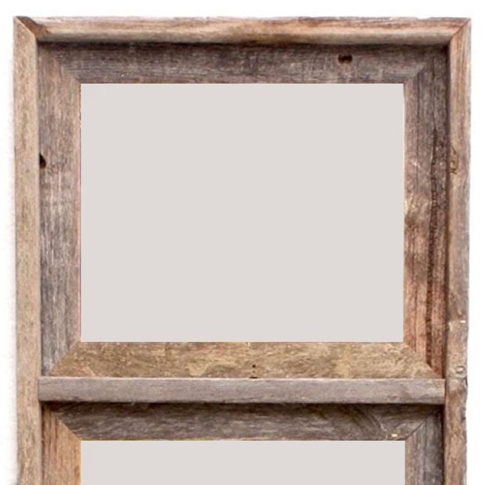 8" x 10" Gray Distressed Wood Hanging Picture Frame