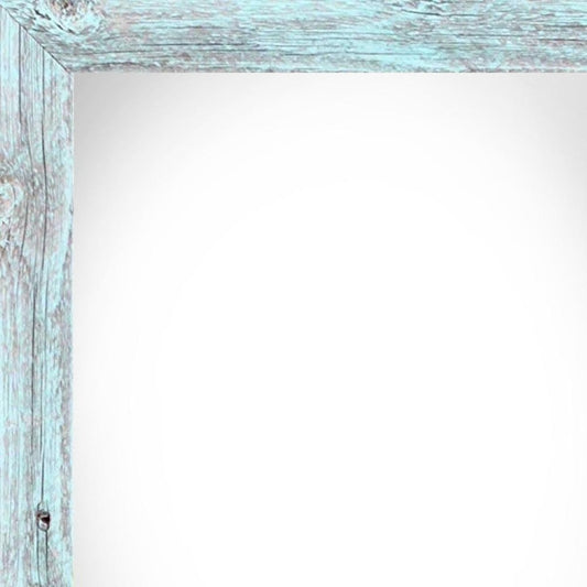 8" x 10" Blue Wood Tabletop Picture Frame