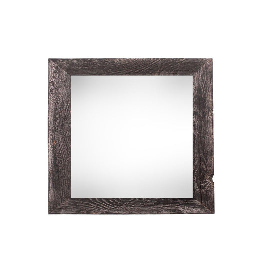 10" x 10" Black Wood Hanging Picture Frame