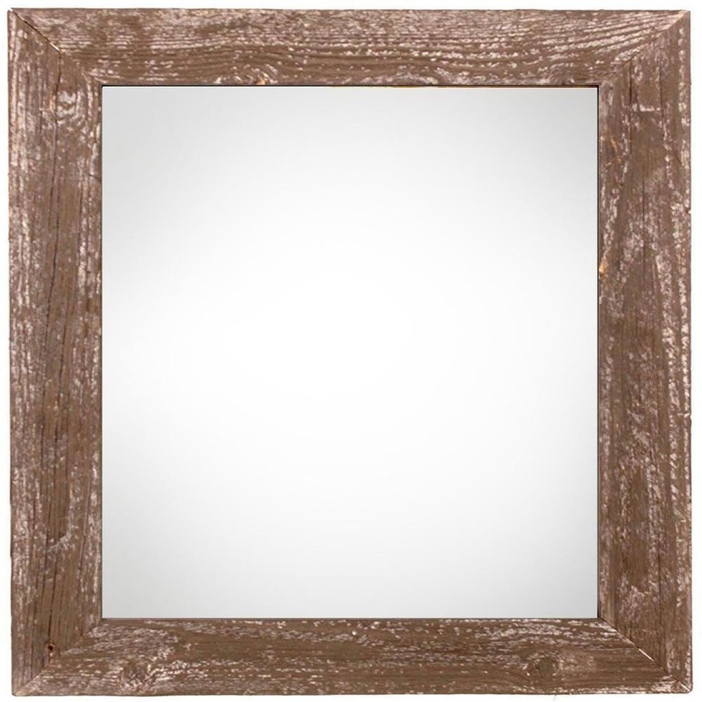 8" x 8" Brown Wood Tabletop Picture Frame