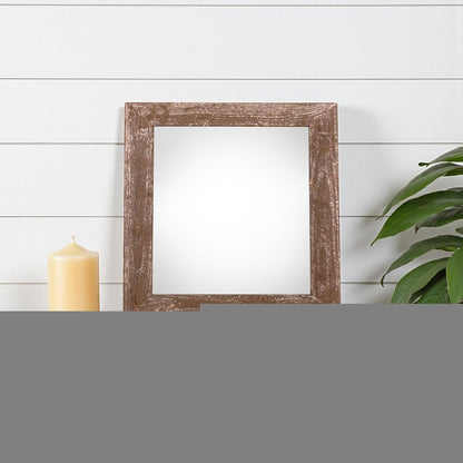8" x 8" Espresso Solid Wood Tabletop Picture Frame